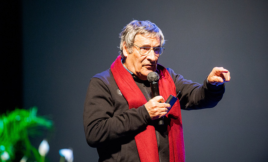 Gilles Bœuf photographié à Niort (79) à l'automne 2021