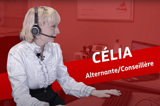 Célia, alternante conseillère commerciale