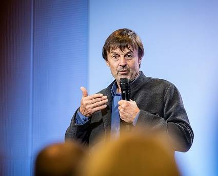 Nicolas Hulot en conférence à la MAIF en 2019