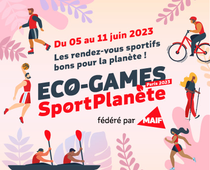 Affiche officielle Eco Games Paris 2023