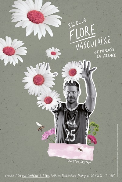 Message associé à la photo de Quentin : 8% de la flore vasculaire est menacée en France.