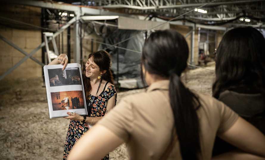 Juliette Marmisse, chargée des relations avec le public