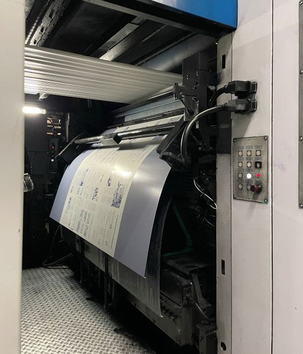 Passage du MAIF Mag sur les rotatives de l'imprimeur Imaye Graphic