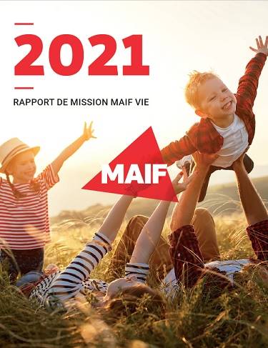 Couverture du rapport de mission 2021 de MAIF VIE