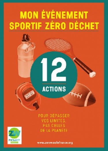 Couverture du guide Mon événement sportif zéro déchet