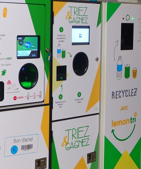 Les machines de Lemontri permettent de recycler les déchets.