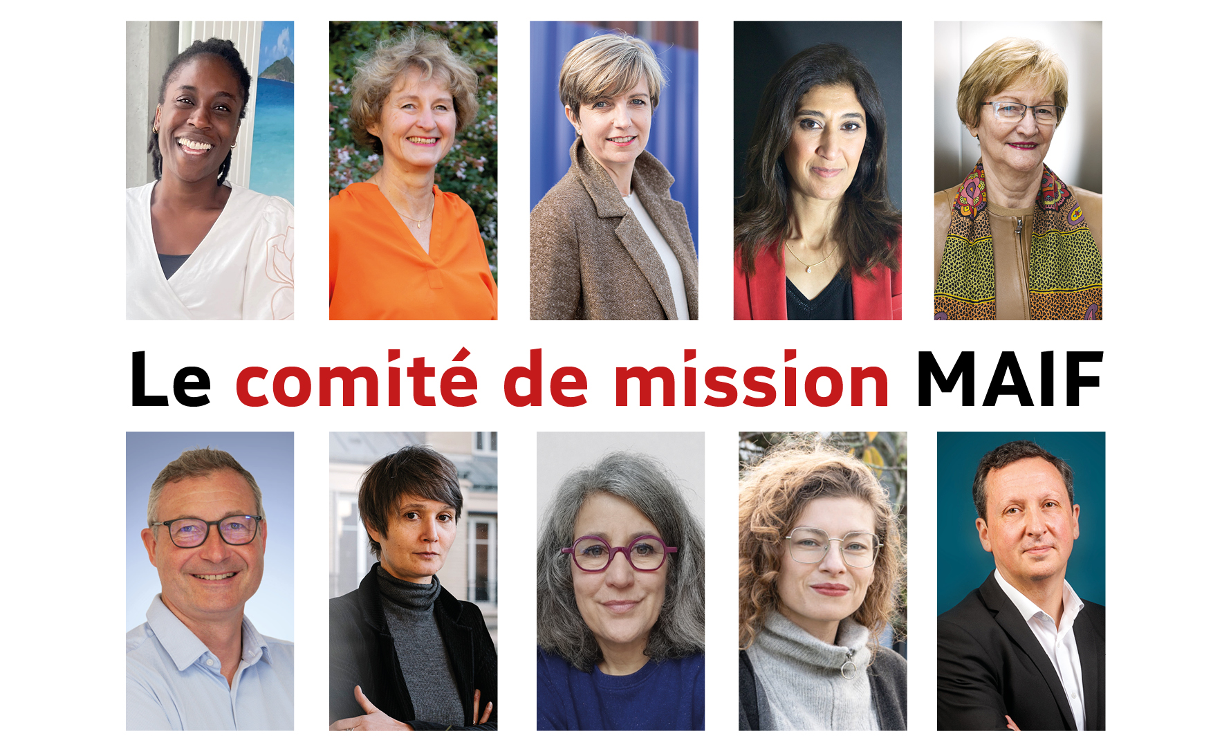 Les dix membres du comité de mission MAIF