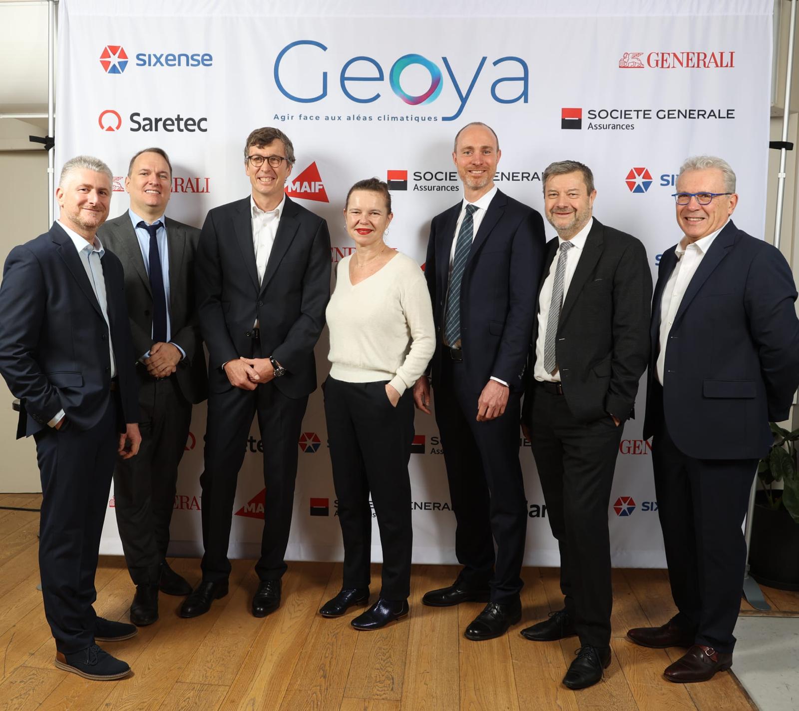 Membres fondateurs de Geoya, de gauche à droite